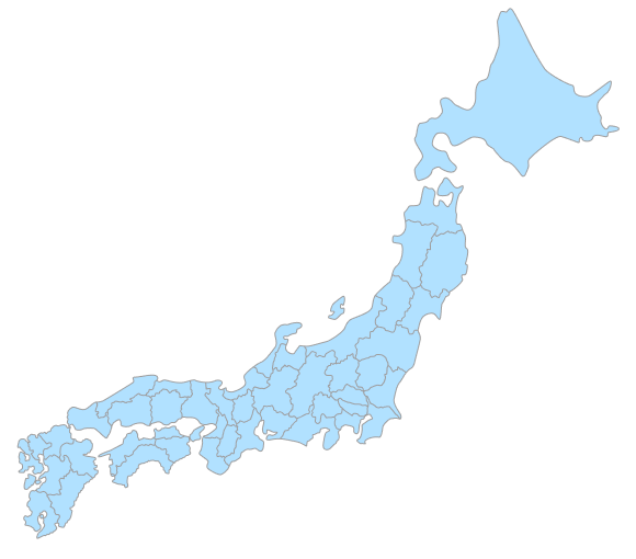 日本地図から全国の賃貸倉庫を検索する